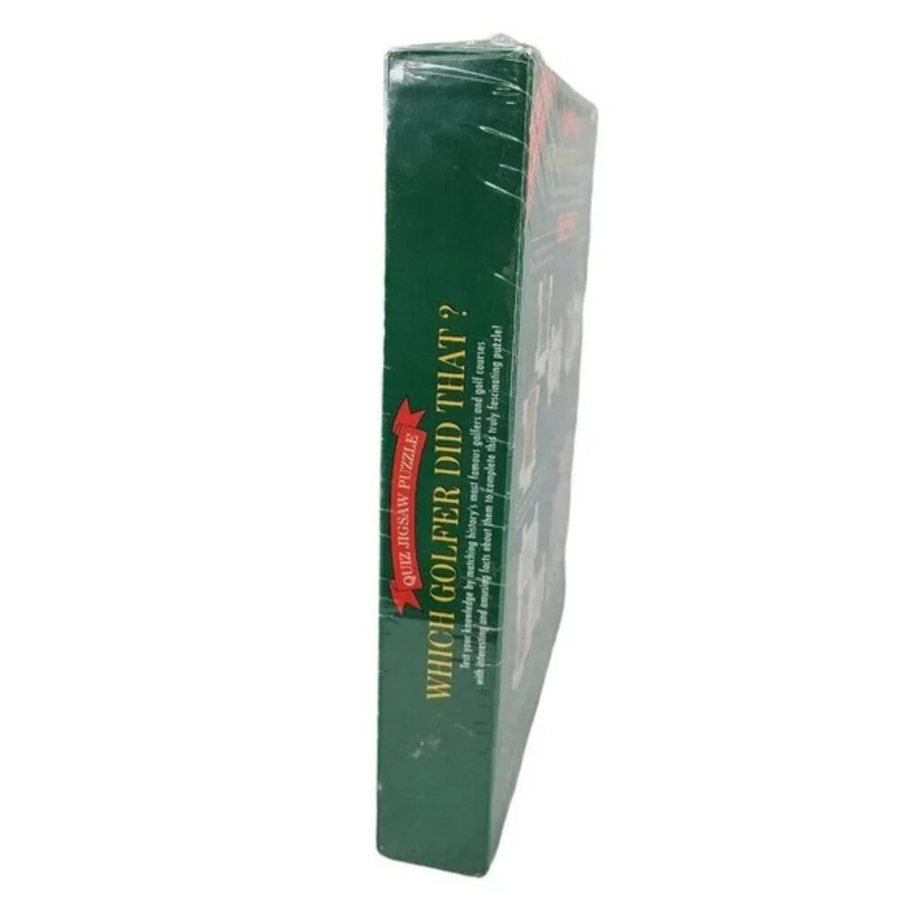 Golf Trivia Quiz Jigsaw Puzzle Which Golfer Did That Factory Sealed 1995 Vintage